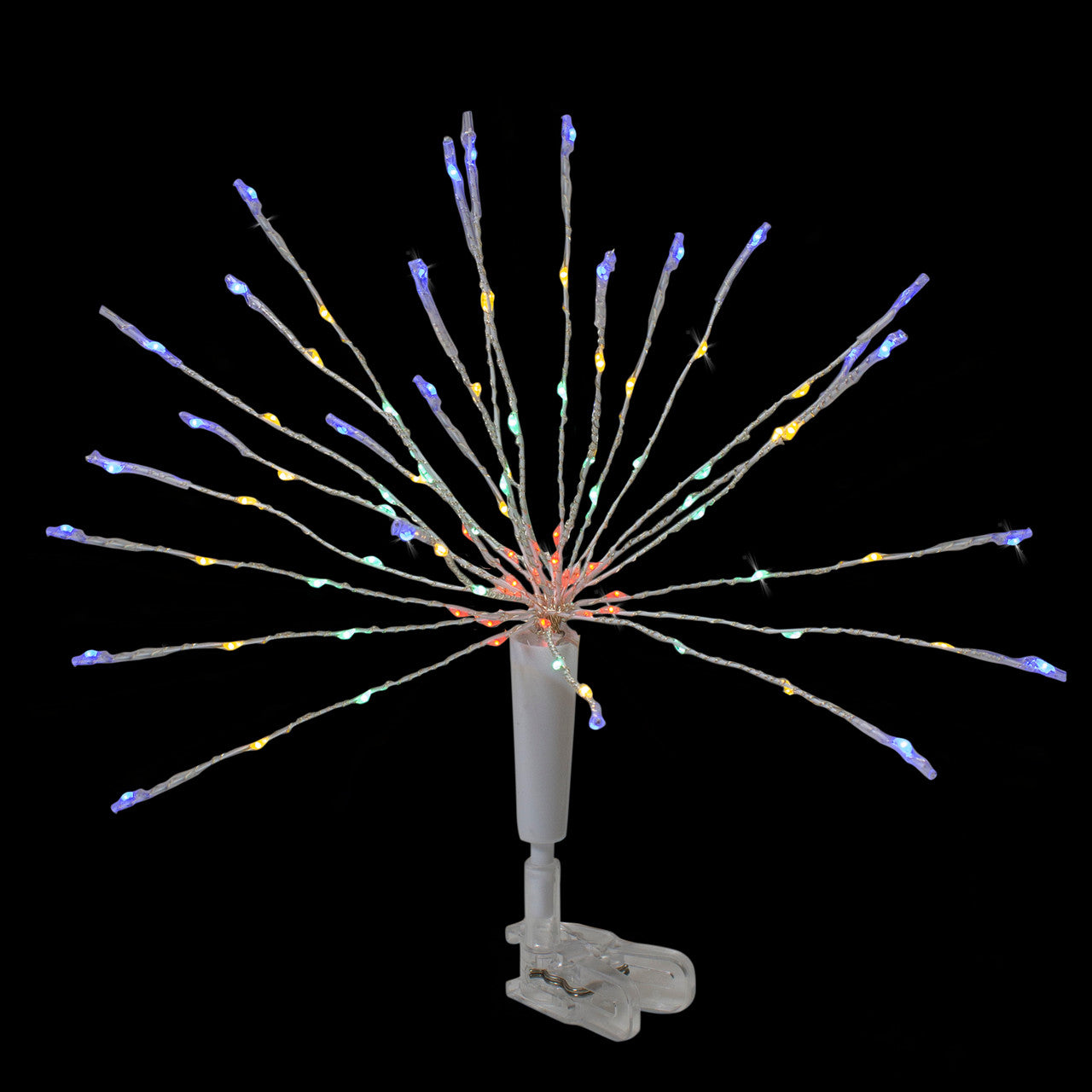 12" Multicolor LED Lighted Firework Christmas Tree Topper