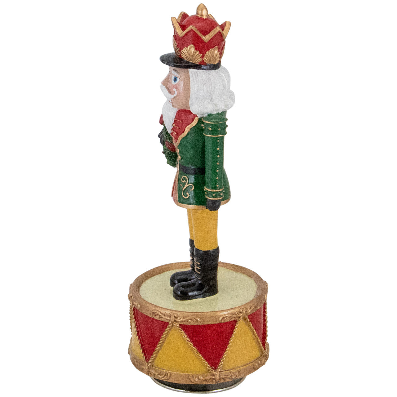 8.25" Musical Revolving Christmas Nutcracker Figure