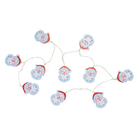 Thumbnail for 10-Count LED Santa Claus Christmas Fairy Lights, 4ft, Copper Wire