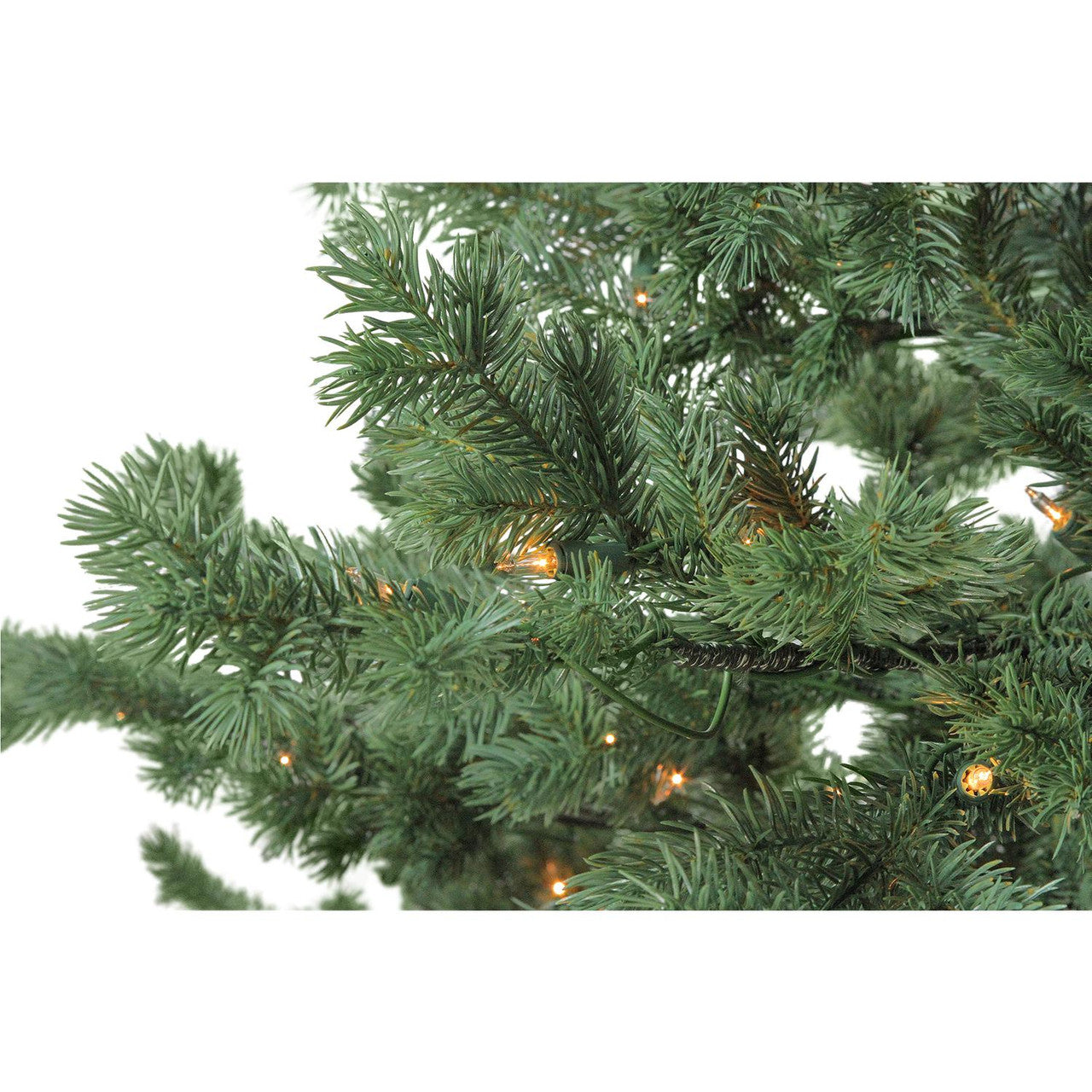 9' Pre-lit Full Mountain Pine Artificial Christmas Tree - Clear Lights