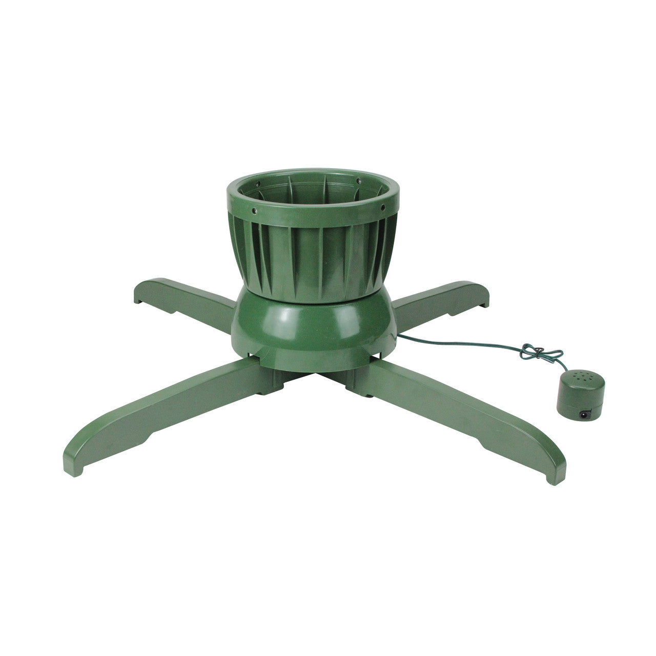 24" Green Musical Rotating Christmas Tree Stand - For Live Trees