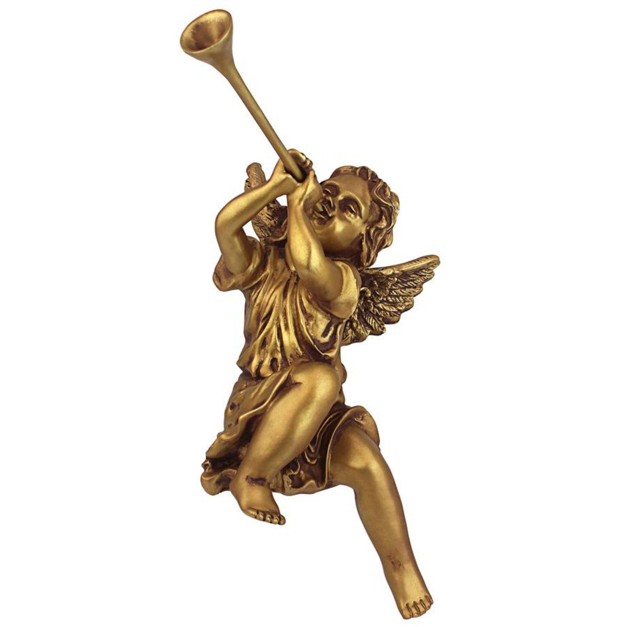 13.5" Angels Of St. Peters Square Trumpeting Girl