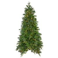 6.5' Pre-Lit Rosemary Emerald Angel Pine Artificial Christmas Tree - Warm White LED Lights