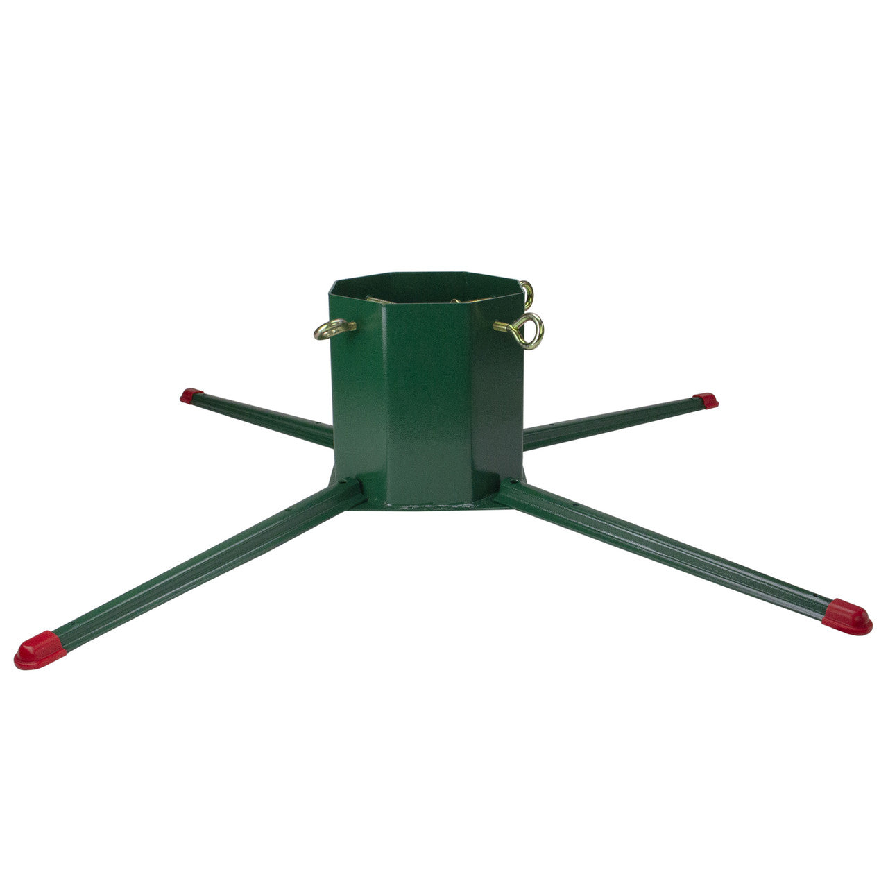 45" Green and Red Welded Christmas Real Live Tall Tree Stand