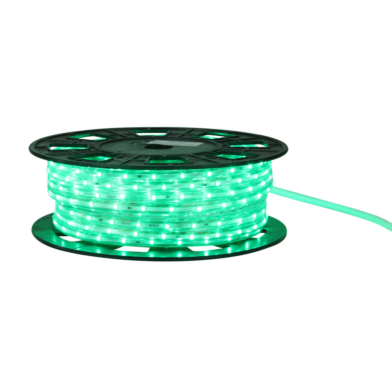 100' Green and Clear Commercial LED Outdoor Christmas Linear Tape Lights