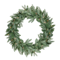 Thumbnail for Pre-Lit Washington Frasier Fir Artificial Christmas Wreath - 36-Inch, Clear Lights