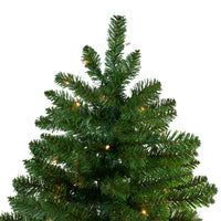 Thumbnail for 9' Pre-Lit Slim Eastern Pine Artificial Christmas Tree - Clear Lights