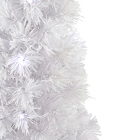 3' Pre-Lit LED Color Changing White Fiber Optic Artificial Christmas Tree