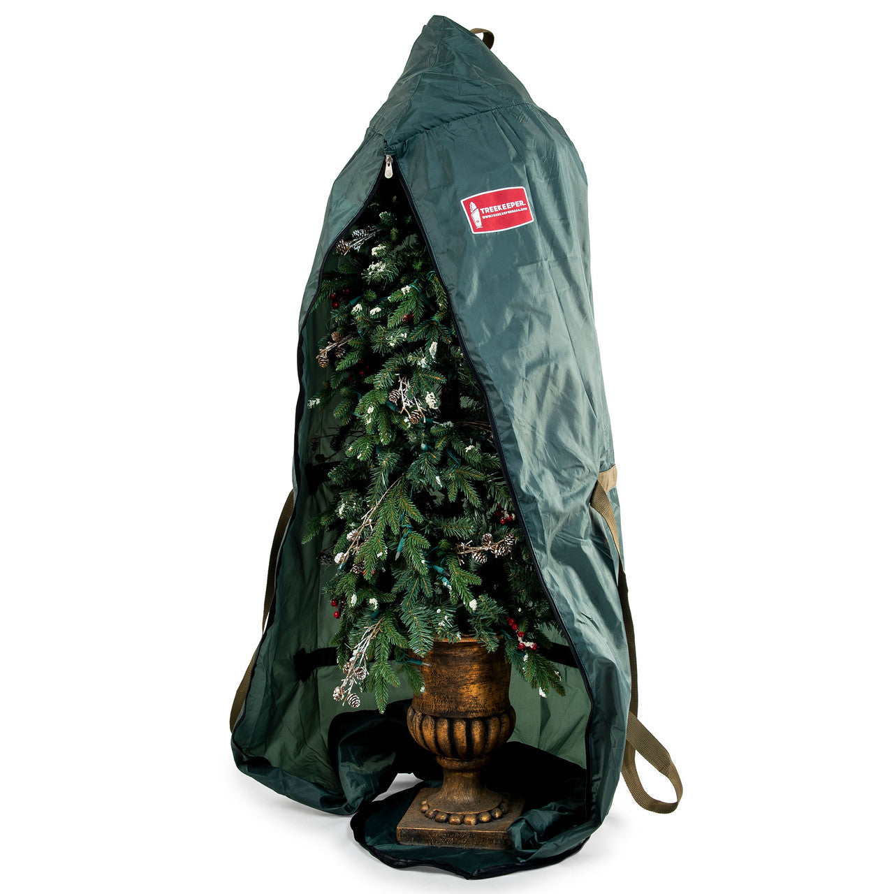 Green Foyer Christmas Tree Protective Storage Bag - Holds 4 to 6 Foot Trees