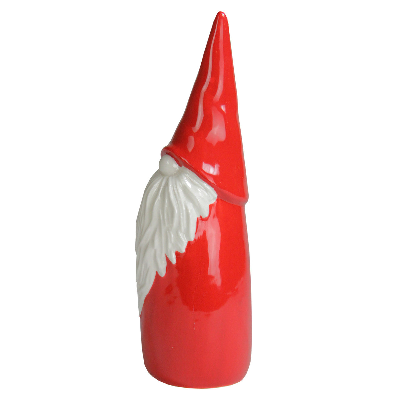 12.5" Red and White Santa Gnome Christmas Tabletop Decor