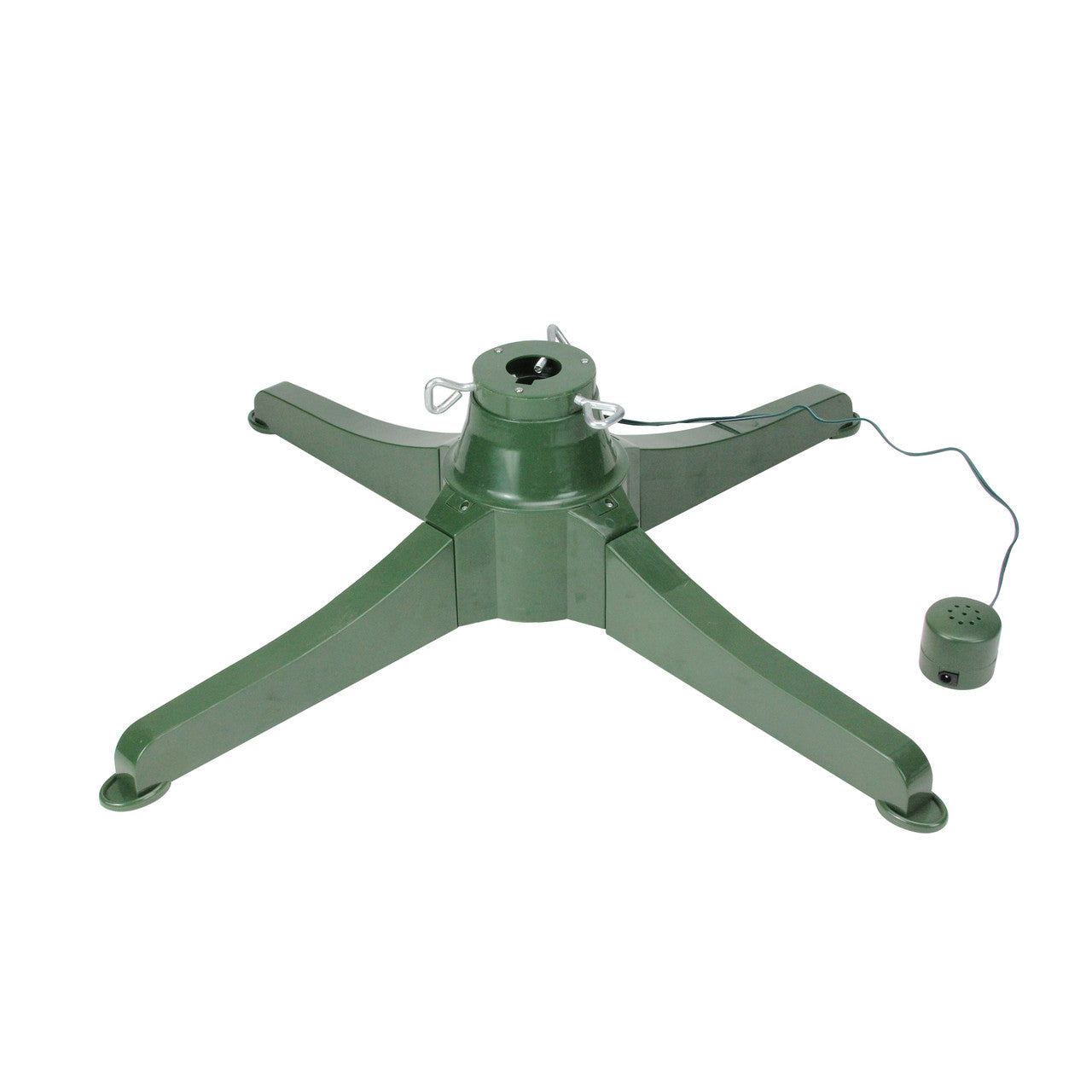 18" Green Musical Rotating Christmas Tree Stand for Artificial Trees up to 7.5'