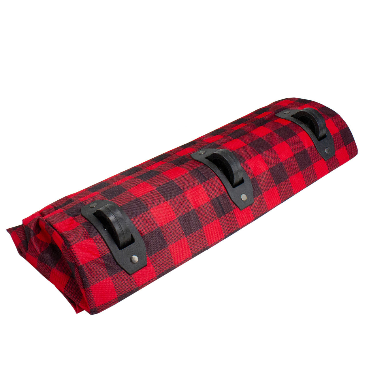 54" Red and Black Plaid Rolling Tree Christmas Tree Storage Bag For Artificial Trees Up To 9ft