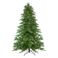 Thumbnail for 7.5' Pre-Lit Medium Mont Blanc Fir Artificial Christmas Tree - Dual Color LED Lights