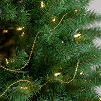 Thumbnail for 66' Metallic Gold Beaded Christmas Garland - Unlit