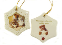 Thumbnail for Club Pack of 192 White and Brown Boyds Holiday Bears Christmas Ornaments 3