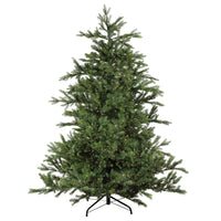 Thumbnail for 6.5' Pre-Lit Full Oregon Noble Fir Artificial Christmas Tree - Warm White LED Lights