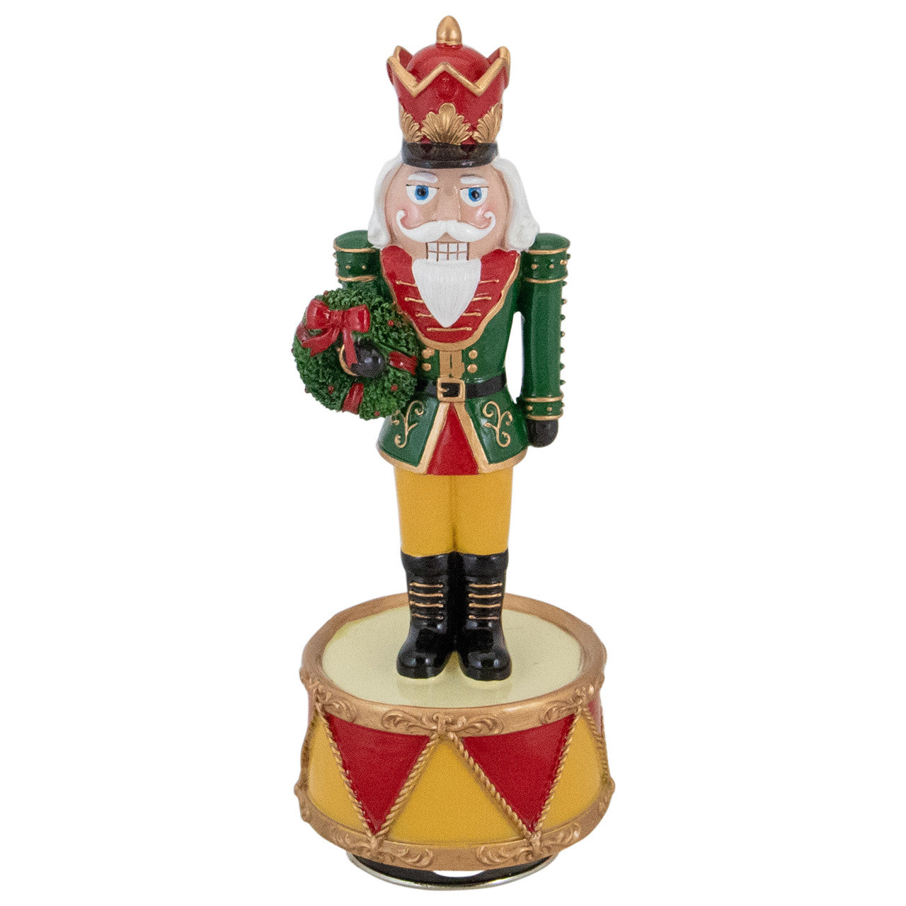 8.25" Musical Revolving Christmas Nutcracker Figure