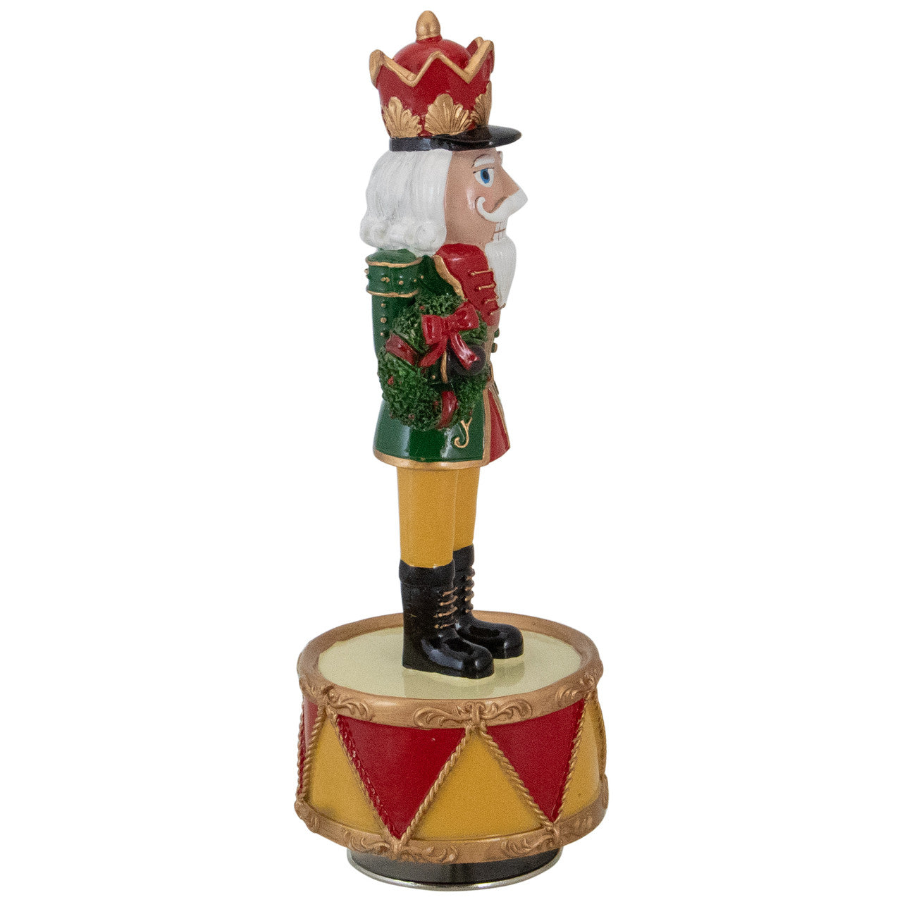 8.25" Musical Revolving Christmas Nutcracker Figure