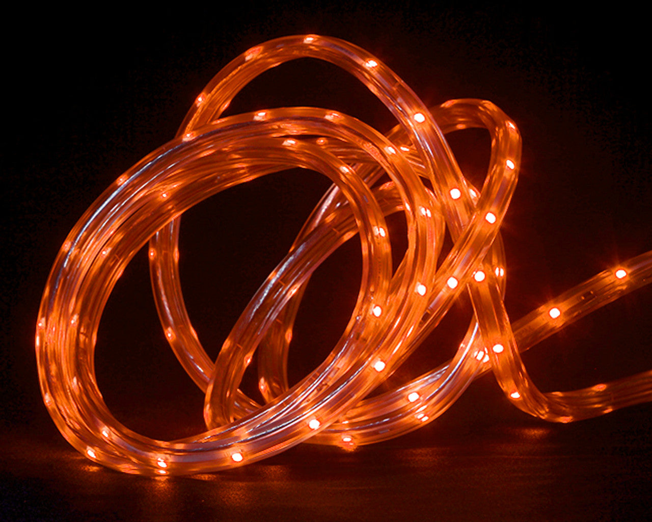 10' Orange LED Outdoor Christmas Linear Tape Lighting