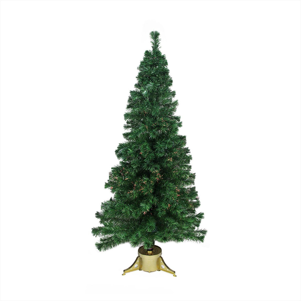 7' Pre-Lit Medium Color Changing Fiber Optic Artificial Christmas Tree