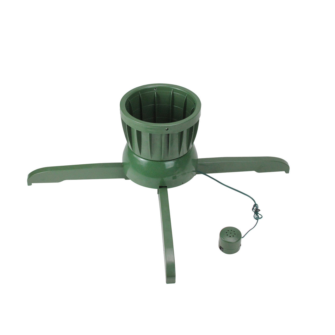 24" Green Musical Rotating Christmas Tree Stand - For Live Trees