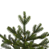 Thumbnail for 6.5' Pre-Lit Full Oregon Noble Fir Artificial Christmas Tree - Warm White LED Lights