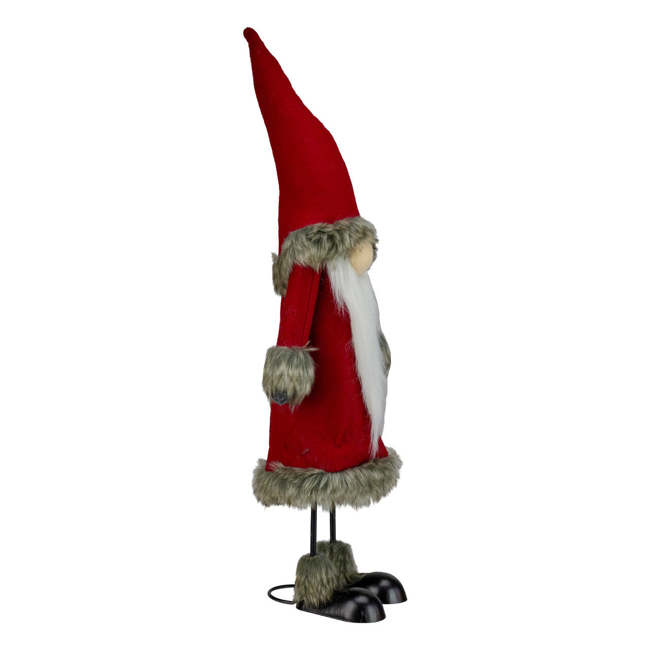 17" Red and White Santa Gnome Christmas Figurine