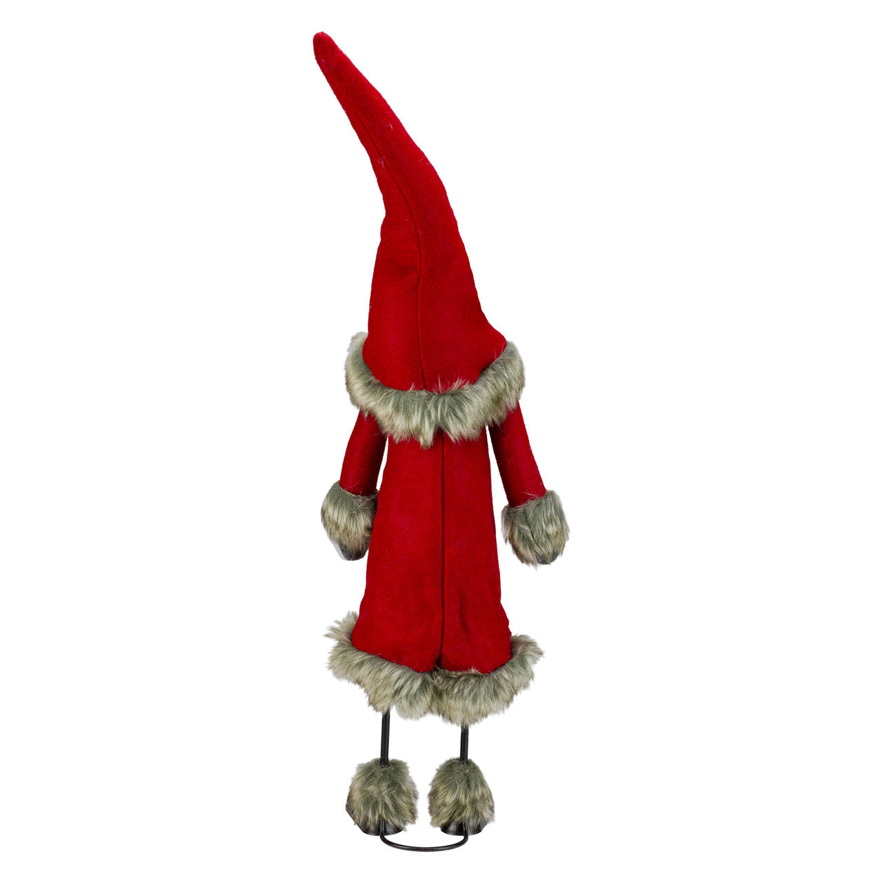 17" Red and White Santa Gnome Christmas Figurine