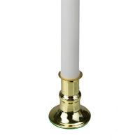 White Flicker Flame Christmas Candle Lamp - 8.75 Inch