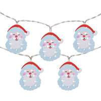 Thumbnail for 10-Count LED Santa Claus Christmas Fairy Lights, 4ft, Copper Wire