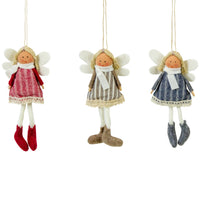 Set of 3 Hanging Angel Doll Christmas Ornaments 6