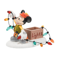 Thumbnail for Department 56 Mickey Lights Up Christmas Tabletop Piece