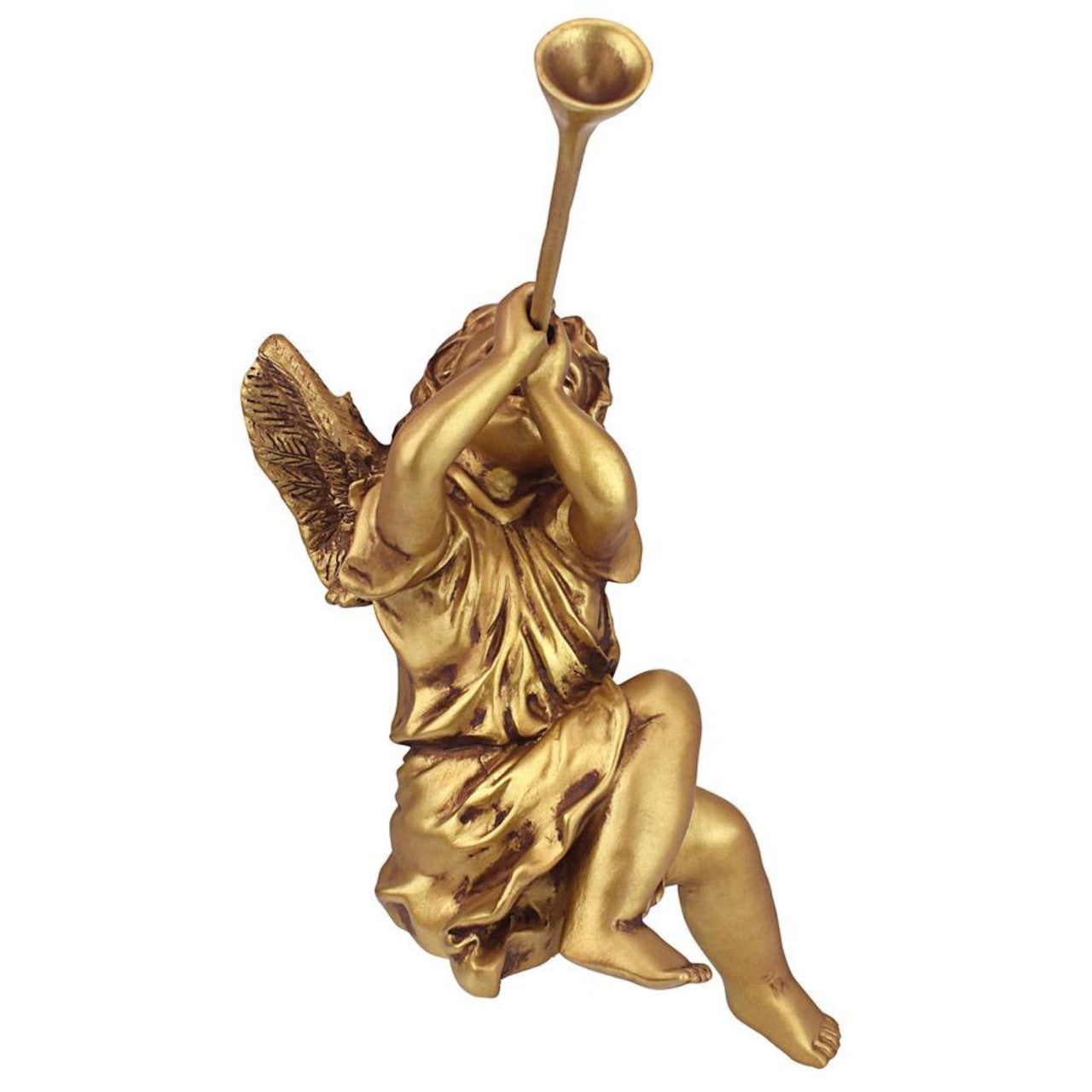 13.5" Angels Of St. Peters Square Trumpeting Girl