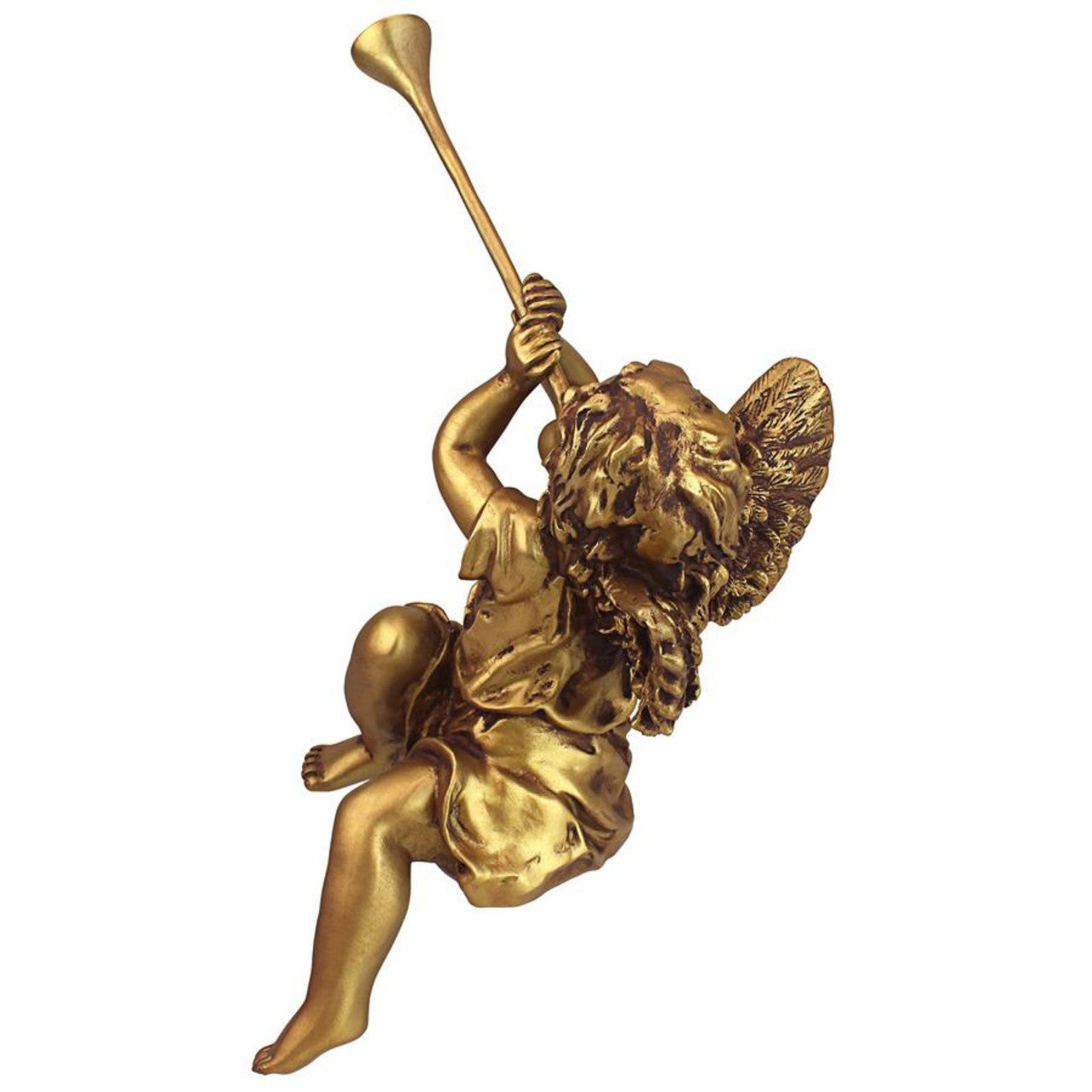 13.5" Angels Of St. Peters Square Trumpeting Girl