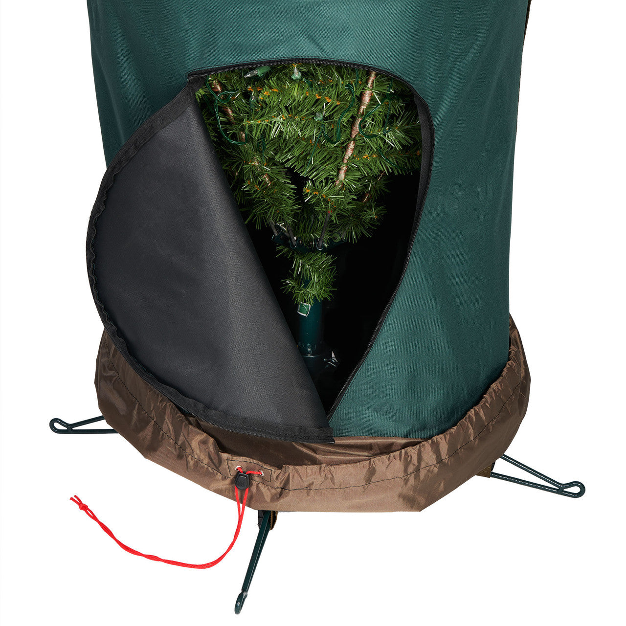 95" Large Green Upright Christmas Tree Protective Storage Bag - For Artificial Trees