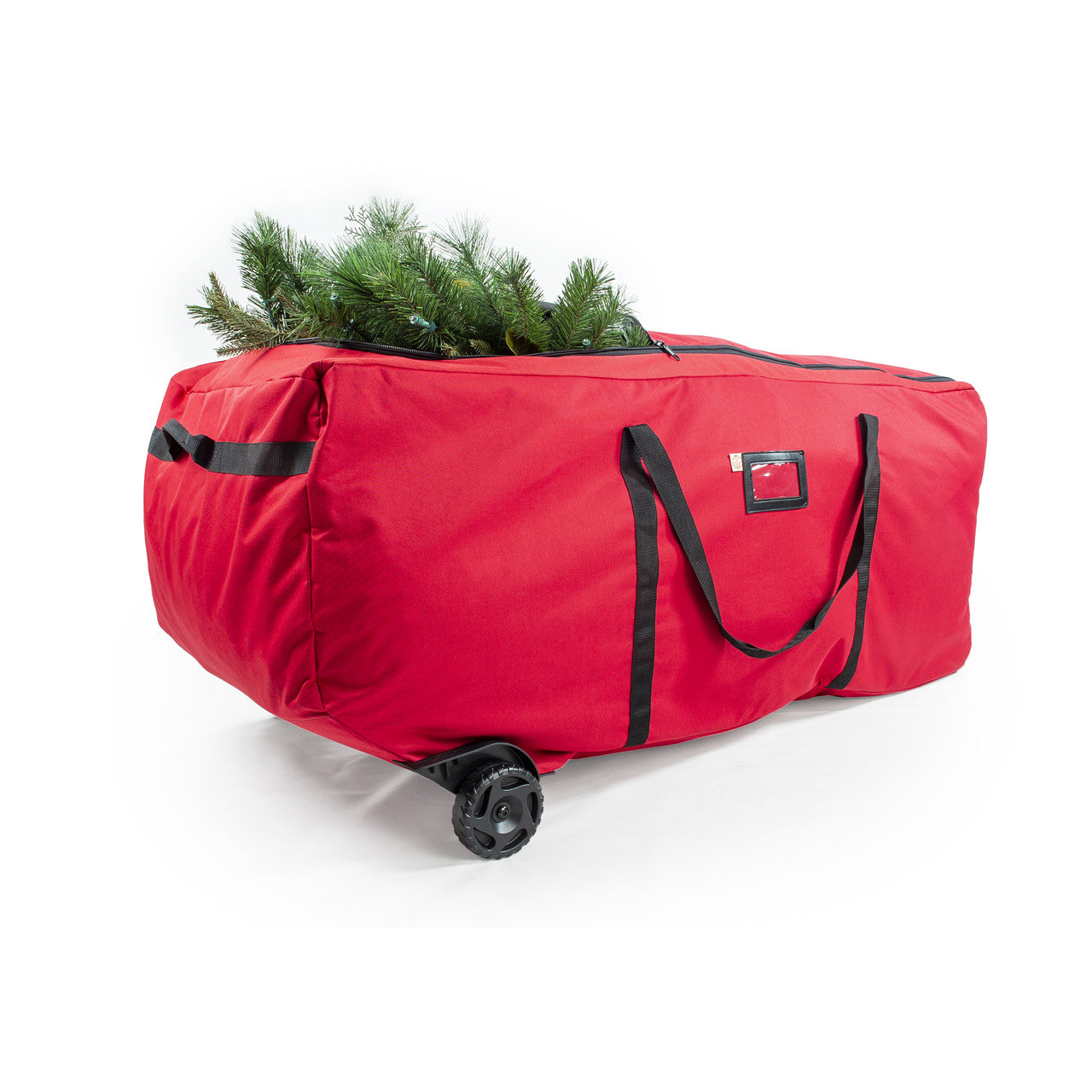 56" Red EZ Roller Christmas Tree Storage Bag with Wheels