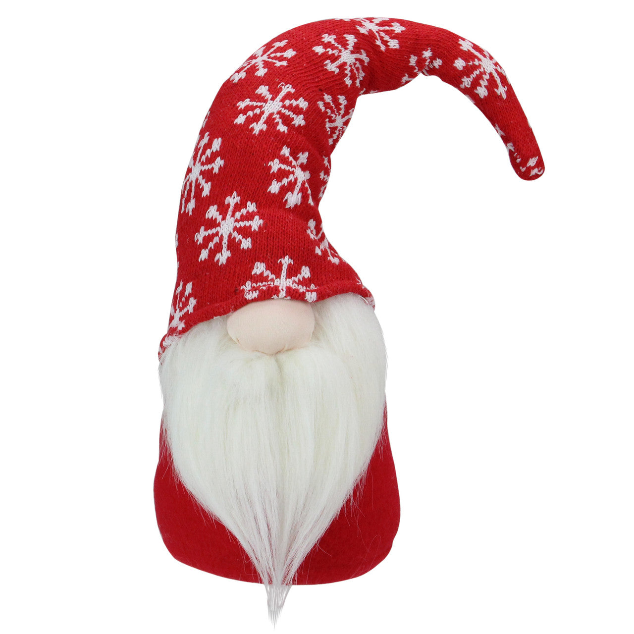 8" Big Nose Plush Red Santa Gnome Christmas Figure