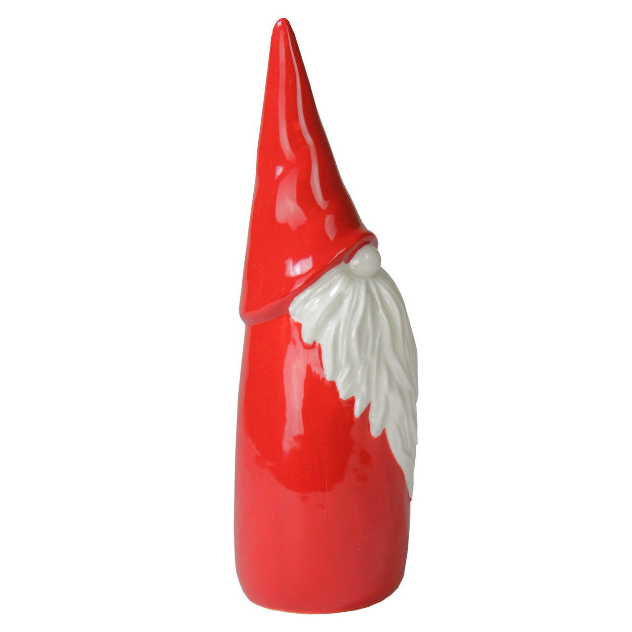 12.5" Red and White Santa Gnome Christmas Tabletop Decor
