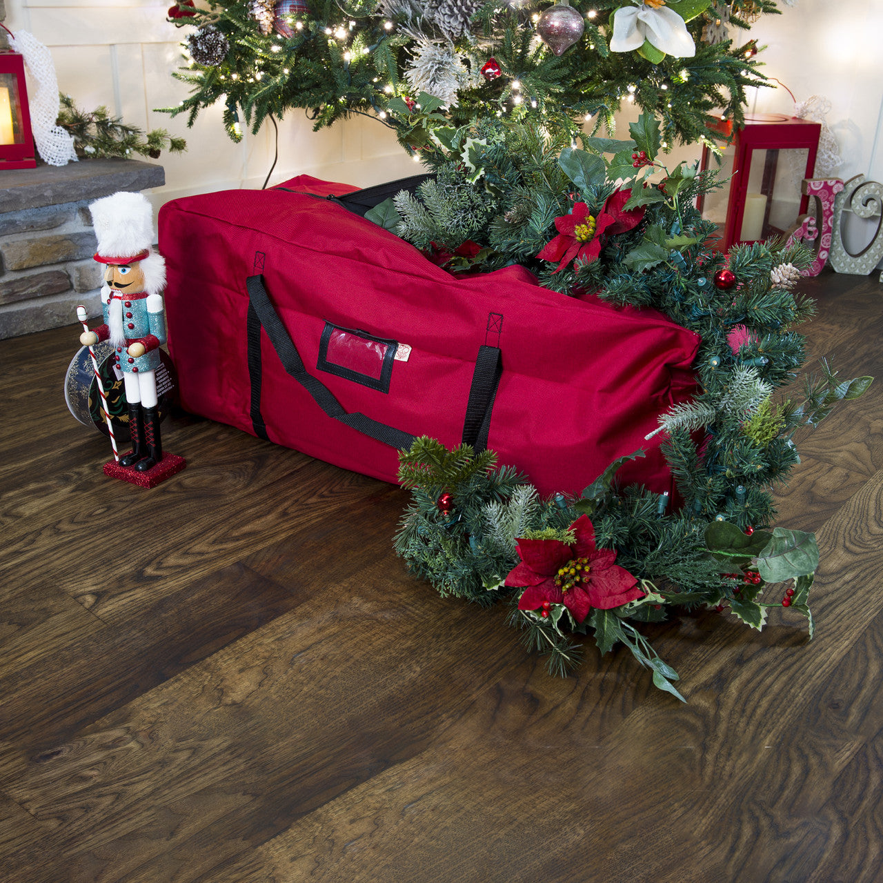 36" Christmas Storage Bag - For Garlands, Trees, Lights, Inflatables and More