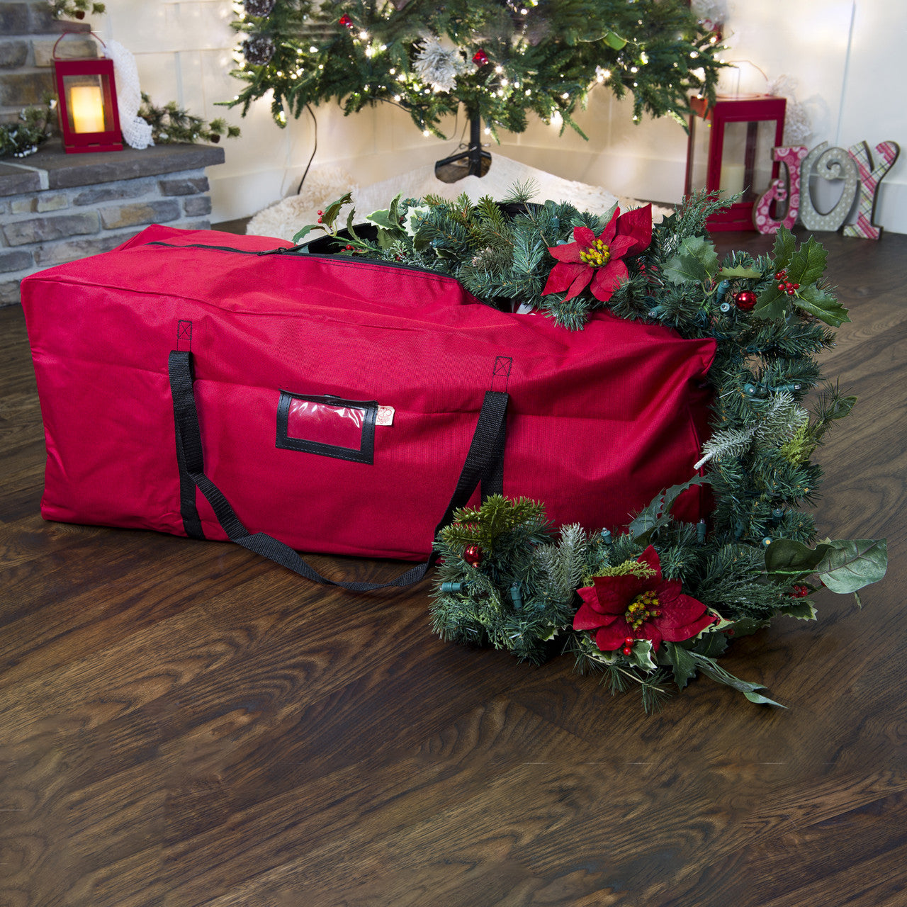 36" Christmas Storage Bag - For Garlands, Trees, Lights, Inflatables and More