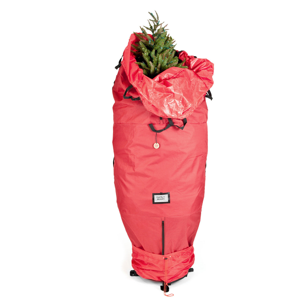 96" Large Red Upright Christmas Tree Protective Storage Bag - For Artificial Trees