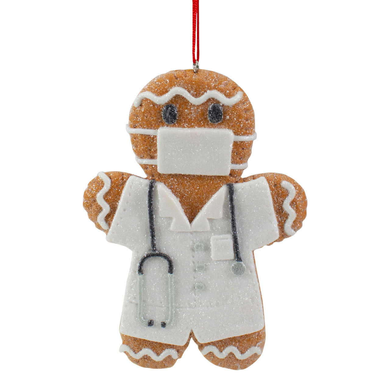 5" First Responder Nurse Gingerbread Man Christmas Ornament